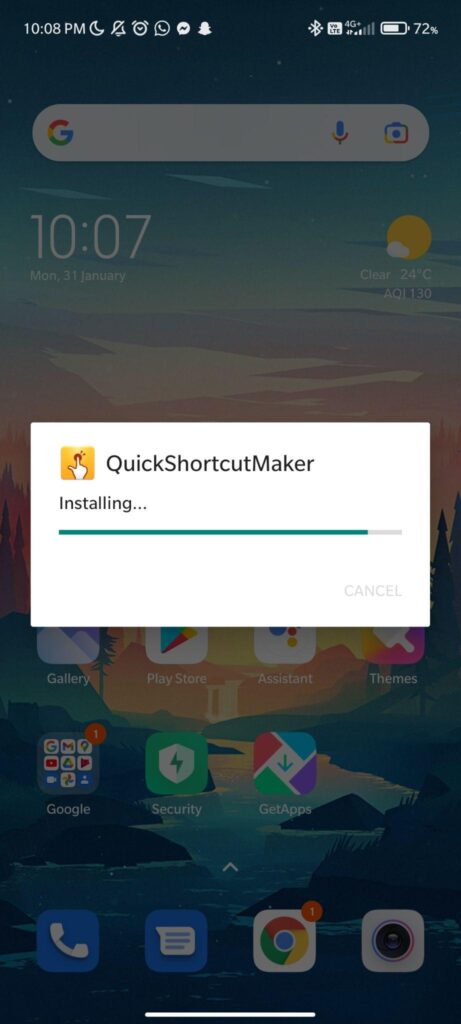 baixar quickshortcutmaker apk